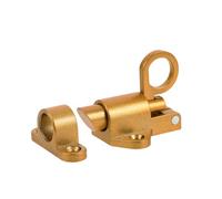 SHINEOFI Pestillo de Resorte Automático de Aleación de Aluminio, Pasador de Bloqueo del Perno, Dorado, para Ventanas Abatibles y Ventanas, Uso en Oficina y Hogar