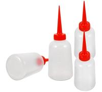 SHINEOFI Picos de Riego Automático para Plantas 4 Piezas, Válvula Ajustable | Plástico, Control Manual del Caudal, para Hierbas y Cultivos Hidropónicos, Uso en Oficina y Exterior