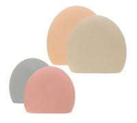 SHINEOFI Piedras Decorativas para Peceras 4 Piezas Conjunto Mediano y Grande Guijarros de Colores Rosa Azul Amarillo y Verde para Acuario Grava Lisa Segura para Paisajismo Acuático y