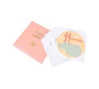 SHINEOFI Piezas Pegatinas para Stickers Mensuales para Recién Nacidos Pegatinas de Mes Festividad Accesorios Fotográficos Primer Año