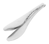 SHINEOFI Pinzas de Acero Inoxidable Engrosadas para Barbacoa, Pinzas Grandes para Servir Carne y Ensalada, Utensilio Resistente y Multiusos para Cocina, Aptas para Altas Temperaturas y Uso