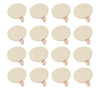 SHINEOFI Pinzas de Madera Redondas Mini 50 Unidades Clips Multiusos para Sujetar Fotos Tarjetas y Letreros Color Natural Ideales para Manualidades Decoración de Eventos y Organización