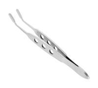 SHINEOFI Pinzas para Masaje de Párpados de Acero Inoxidable Expresoras de Glándulas de Meibomio Punta Ovalada 3X10 CM Herramienta para Cuidado y Alivio de Ojos Secos Uso Profesional y