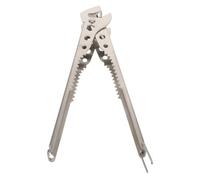 SHINEOFI Pinzas para Platos Anti-Escaldaduras de Acero Inoxidable Elevador Ajustable para Cuencos y Recipientes Calientes Herramienta de Cocina Segura y Antideslizante Apta para