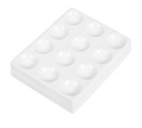 SHINEOFI Placa de Reacción Cerámica Resistente con Orificios para Experimentos Químicos Laboratorio de Física y Química Tablero Versátil para Lecciones y Pruebas Científicas