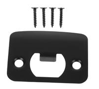 SHINEOFI Placa T de Bloqueo con Tornillos Protector Reforzado para Cerradura de Puerta Interior Placa de Golpe Gruesa para Puertas de Madera Accesorio Duradero para