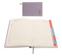 SHINEOFI Planificador Diario 2026 Calendario Anual Cuaderno de Notas Profesional para Oficina Agenda Diaria 365 Días Diseño Delgado y Papel Antihumedad Color Púrpura