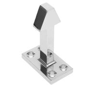 SHINEOFI Plata, Pestillo para Puertas de Congelador, Aleación de Aluminio, Pestillo del Enfriador, Distancia entre Orificios de Instalación 1,6cm, para Puerta de Refrigerador y Congelador