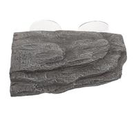 SHINEOFI Plataforma Grande para Tomar el Sol de Tortuga Acuática, Plataforma de Resina Ajustable con Ventosas para Tanque de Reptiles, Isla Flotante para Descanso y Ejercicio en Acuario