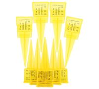 SHINEOFI Pluviómetro para Exteriores de 38 CM Medidor de Lluvia de Plástico Resistente Vaso Recolector para Jardín y Césped Escala Clara para Riego Preciso y Uso en Patio o Terraza