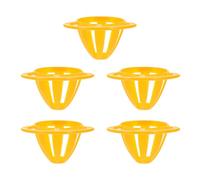 SHINEOFI Porta Alimentos Colgante para Pájaros y Loros 5 Piezas, Cesta Pequeña para Frutas y Verduras, Comedero para Jaula Interior, Plástico Duradero y Fácil de Limpiar