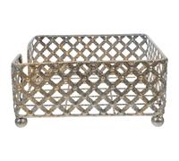 SHINEOFI Porta Servilletas para Cocina y Comedor y Efecto Ancla de Forjado Estilo Vintage con Diseño Cuadrado Accesorio Funcional y Decorativo