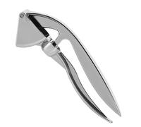 SHINEOFI Prensa de Ajo Manual de Acero Inoxidable Plateado Exprimidor Práctico para Cocina Doméstica y Profesional Triturador de Ajo y Jengibre para Uso en Hogar y Restaurante