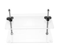 SHINEOFI Prensa de Queso y Tofu Casera Transparente de Acrílico Tornillo Metálico de Grado Alimenticio Molde para Hacer Queso y Tofu Firme Herramienta Práctica para Cocina Doméstica