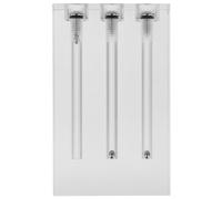 SHINEOFI Probador de Viscosidad de Aceite Acrílico para Coche 3 Orificios, Comparador de Calidad de Aceite Motor y Transmisión, Comprobador de Presión de Inyección de Combustible Stand