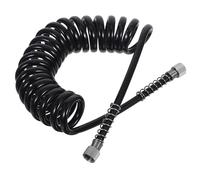 SHINEOFI Punta de Pulverización para Máquina de Belleza Accesorio de Belleza Tubo de Resorte Flexible de Silicona Negro para Uso Doméstico y Profesional