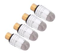 SHINEOFI Puntas De Lápiz Táctil M5 Rosca Externa 6.0mm, Recambios De Puntas para Lápiz Óptico De Fibra Conductora, Compatibles Pantallas Táctiles para Profesionales, Color Plata, Pack 4 Unidades
