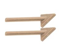 SHINEOFI Puntas Triangulares de Cobre para Soldador de Plástico, 2 Piezas para Reparación de Parachoques y Planchado de Cuero, Uso Versátil y Fácil Instalación