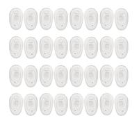 SHINEOFI Que No Dejan Marcas ni Irritan la de Silicona 50 Pares de Almohadillas Nasales Cojines Blancos Antideslizantes para Gafas de Montura