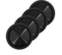 SHINEOFI Radiador Pasivo de Placa para Altavoz de Graves 65° Membrana Vibratoria CD Patrón 4 Piezas Accesorio Subwoofer Coche Audio, Diafragma Altavoz Sonido Envolvente