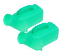 SHINEOFI Recipiente para Orina Espesa Adecuado para Cuidado de Pacientes y Trekking 2 Piezas de 1200ml en Plástico Verde, Reutilizable y Fácil de Limpiar Color Aleatorio