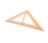SHINEOFI Regla Didáctica de Madera para Maestros Grande Herramienta de Medición Geométrica Enseñanza Escolar Equipo para Profesores