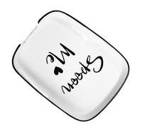 SHINEOFI Reposacucharas de Cerámica para Encimera de Cocina Soporte Liso para Cucharas y Palillos Tamaño Mediano Color Blanco Soporte Estable para Utensilios en Comedor y Restaurante