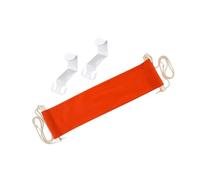 SHINEOFI Reposapiés Colgante Ergonómico bajo Escritorio con Gancho Ajustable Soporte Cómodo para Pies y Piernas Oficina Hecho de Poliéster y Madera Duradera para Descanso Prolongado