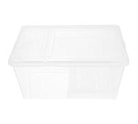 SHINEOFI Reptile Feeding Box Transparent Turtle Breeding Box Portable Small Animal Habitat Cage Plastic Turtle Transport Container for Small Reptile Spider Lizard Scorpion