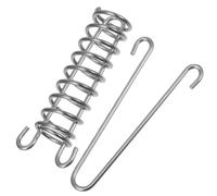 SHINEOFI Resorte Amortiguador para Correa de Perros Medianos y Grandes de Acero Inoxidable 304 Resorte Elástico de Alta Resistencia para Entrenamiento y Senderismo Tensor de Tensión para