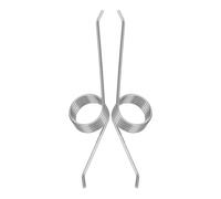 SHINEOFI Resorte de Torsión Pequeño para Tapa de Cubo de Basura Juego de 2 Muelles Metálicos Resistentes 06X7 CM Accesorio Compatible para Cubos de Almacenamiento y Reparación en Cocina