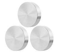 SHINEOFI Rodamientos de Aleación de Aluminio para Mesa Giratoria Base Giratoria de 3 Piezas 38×12 MM Cojinete para Bandeja de Hornear y Soporte Giratorio de Cocina Herramienta para Lazy