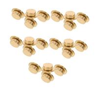SHINEOFI Rodamientos Giratorios de Alta Velocidad 5x7x2,5 Mm, 20 Unidades de Metal para Decoración de Uñas y Accesorios de Joyería, Eje para Manualidades y Bricolaje, Kit para Arte de Uñas