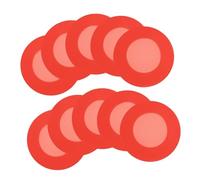 SHINEOFI Rojo 10 para Fundas Protectoras de Silicona para Cabeza de Estetoscopio Accesorio Portátil y Duradero Estudiantes de Medicina y Enfermeras