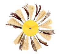 SHINEOFI Rueda de Lijado de Sisal para Pulidora Eléctrica Papel de Lija de Grano Grueso para Muebles de Madera Tambores Abrasivos para Ranuras y Acabado en Carpintería Profesional