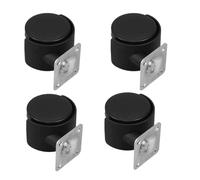 SHINEOFI Ruedas Giratorias de 2 Pulgadas para Muebles Ruedas de Repuesto para Sillas y Escritorios Resistentes para Oficina y Hogar Juego de 4 Unidades Accesorios Multiusos