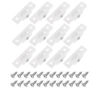 SHINEOFI Ruedas para Puertas Corredizas de Vidrio para Congelador Vertical 12 Unidades Blancas Rodillos Deslizantes para Refrigerador Comercial Repuestos Resistentes para Vitrina y