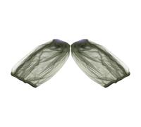 SHINEOFI Sombrero mosquitero, Red Protectora, pañuelo de Red, 2 Piezas, Verde, de Gasa, para Senderismo y Camping