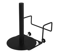 SHINEOFI Soporte Colgante para Bolsas de Plástico de Supermercado, Dispensador Metálico Negro, Montaje Lateral, Organizador para Rollos de Bolsas, Ahorro de Espacio para Tiendas y