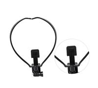 SHINEOFI Soporte de Cuello para Teléfono y Cámara Estabilizador de Grabación con Abrazadera Accesorio Compatible con y Smartphone Negro