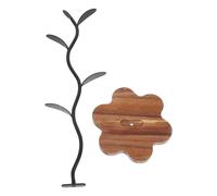 SHINEOFI Soporte para Colgar Tazas Porta Tazas de Madera, Madera, Acabado Liso y Seguro, Protección ضد Humedad, para Escritorio y Baño, Almacenamiento y Organización del Hogar