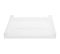 SHINEOFI Soporte para Pipetas y Tubos de Muestreo de Laboratorio Acrílico Transparente Gradilla Antivuelco Ranuras de Drenaje para Secado Rápido Organizador Multipropósito para Equipos y