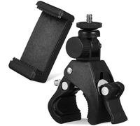 SHINEOFI Soporte Para Teléfono Con Pinza Para Soporte De Micrófono/Atril De Música Soporte Para Teléfono De Guitarra Con Abrazadera Fuerte Y Cabezal Ajustable