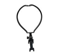 SHINEOFI Soporte para Teléfono de Cuello Estabilizador de Grabación para Vídeos Compatible con Accesorio Práctico y Duradero Negro