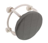 SHINEOFI Taburete con Ruedas para Salón Profesional, Asiento Redondo de PU Compacto con Estilo Moderno y Diseño Decorativo Adecuado para SPA y Pedicura