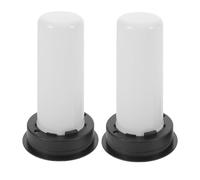 SHINEOFI Tapa de Repuesto para Luces Solares con Efecto Llama Parpadeante Plástico Resistente Diámetro Exterior 7 CM Interior 6 CM Paquete de 2 Piezas para Iluminación Exterior de