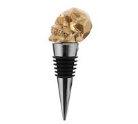 SHINEOFI Tapón para Botella de Vino con Diseño Original de Calavera, Cierre Hermético de Silicona y Zinc para Conservar Frescura en Fiestas y Reuniones