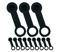 SHINEOFI Tapones de Goma para Válvulas de Purga de Frenos 25 Unidades Negras Protector Antipolvo para Bombas de Freno de Motocicletas y Coches Accesorios para Mantenimiento Hidráulico