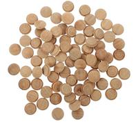 SHINEOFI Tapones de Madera para Muebles 20mm X 15mm, 100 Unidades, Cubre Agujeros Decorativo para Escaleras y Muebles, Accesorios Prácticos para Reparación y Acabado de Interiores