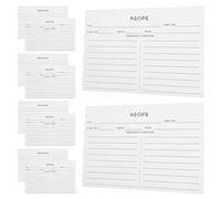 SHINEOFI Tarjetas de Recetas Vacías 50 Unidades, Papel Compacto Doble Cara, Accesorio de Cocina Adecuado para Bodas y Despedidas de Soltera, Tarjetas de Notas de Comida Prácticas